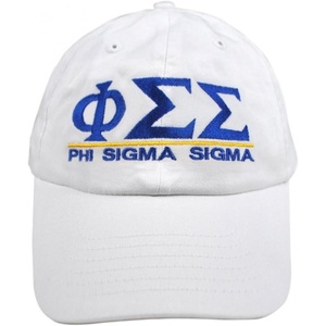 Phi Sigma Sigma World Famous Line Hat(White)