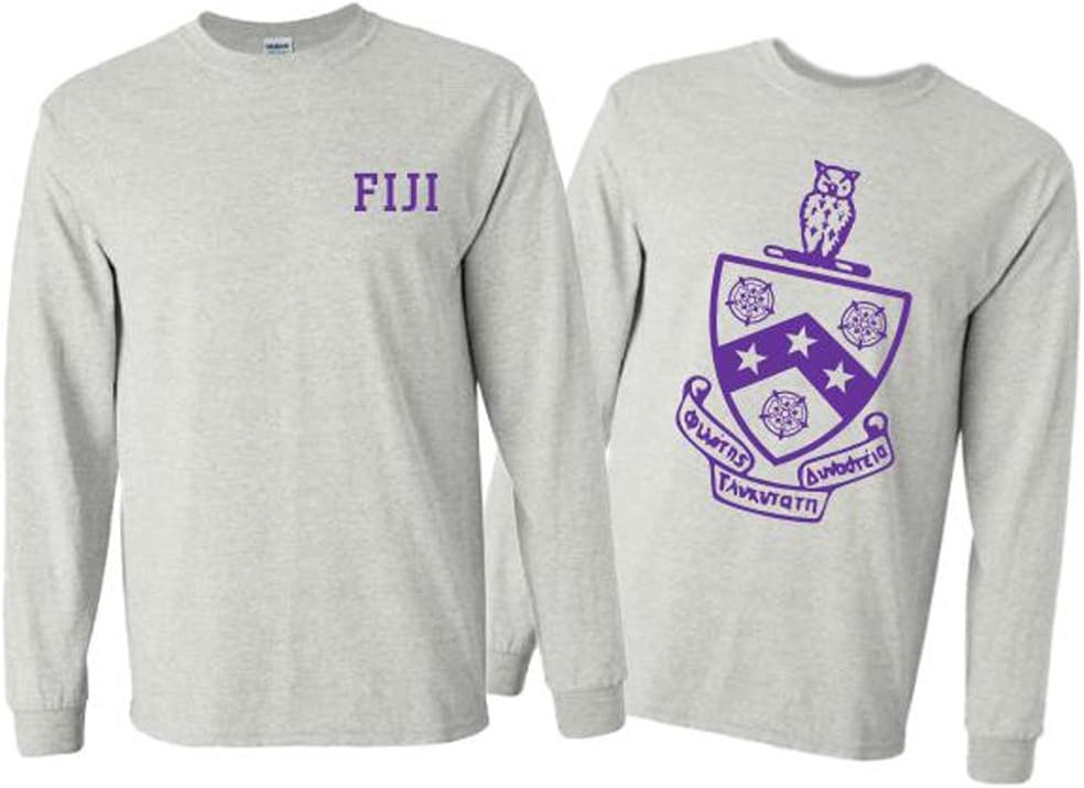 imageFiji World Famous Crest Long Sleeve TShirtLight Grey