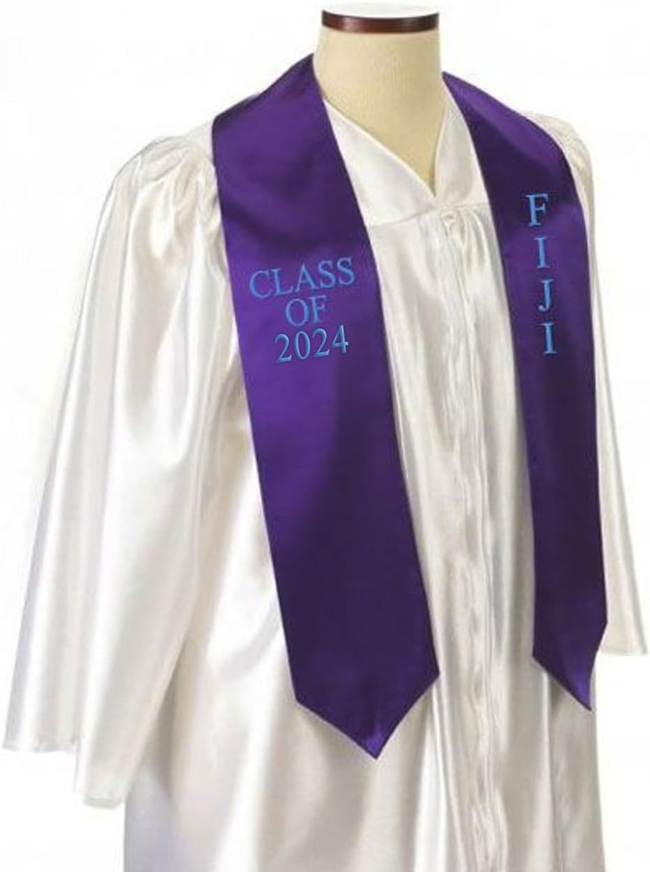 imageGreekgear FIJI Fraternity Embroidered Graduation Sash Stole