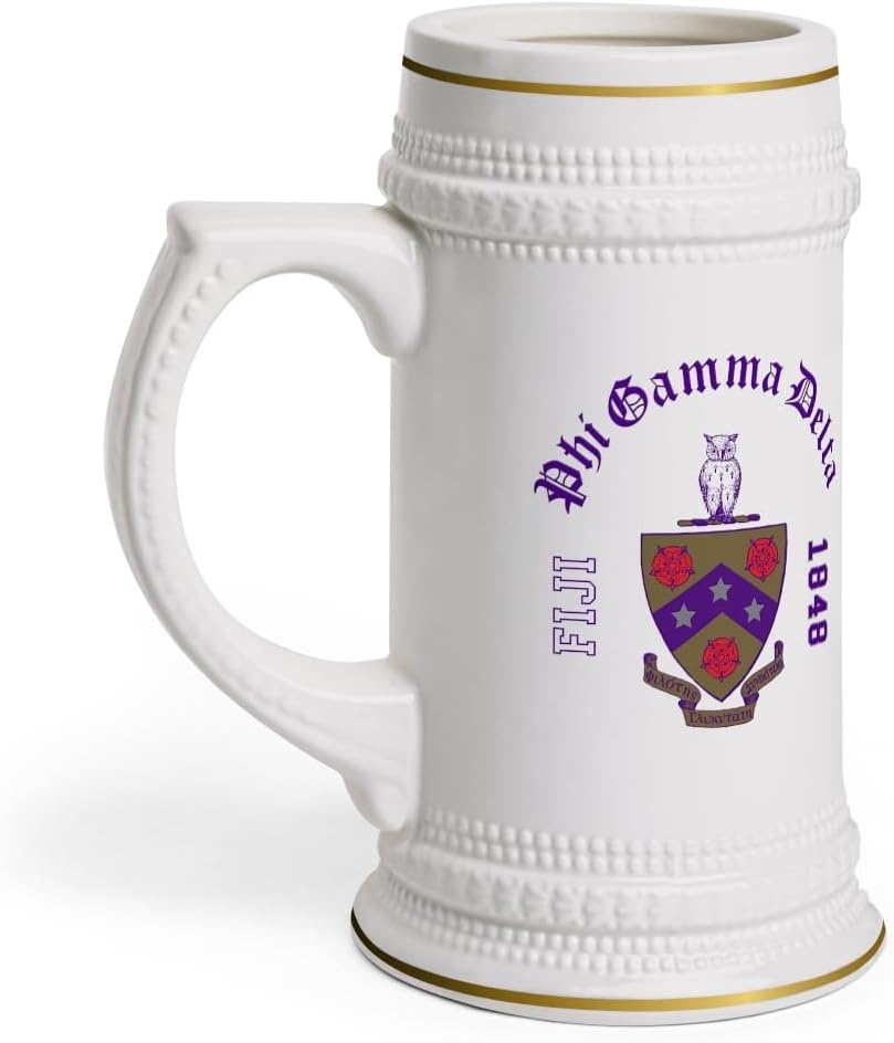 imageGreekgear Fiji Collectors Crest amp Year Ceramic Stein Tankard