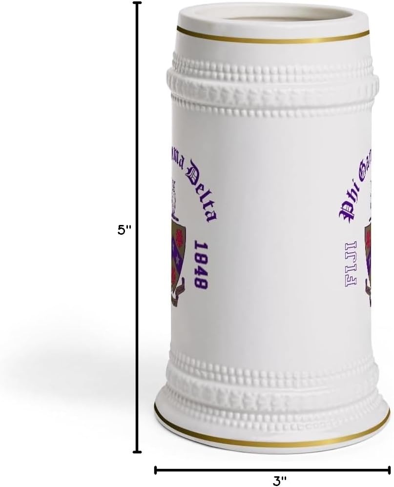 imageGreekgear Fiji Collectors Crest amp Year Ceramic Stein Tankard