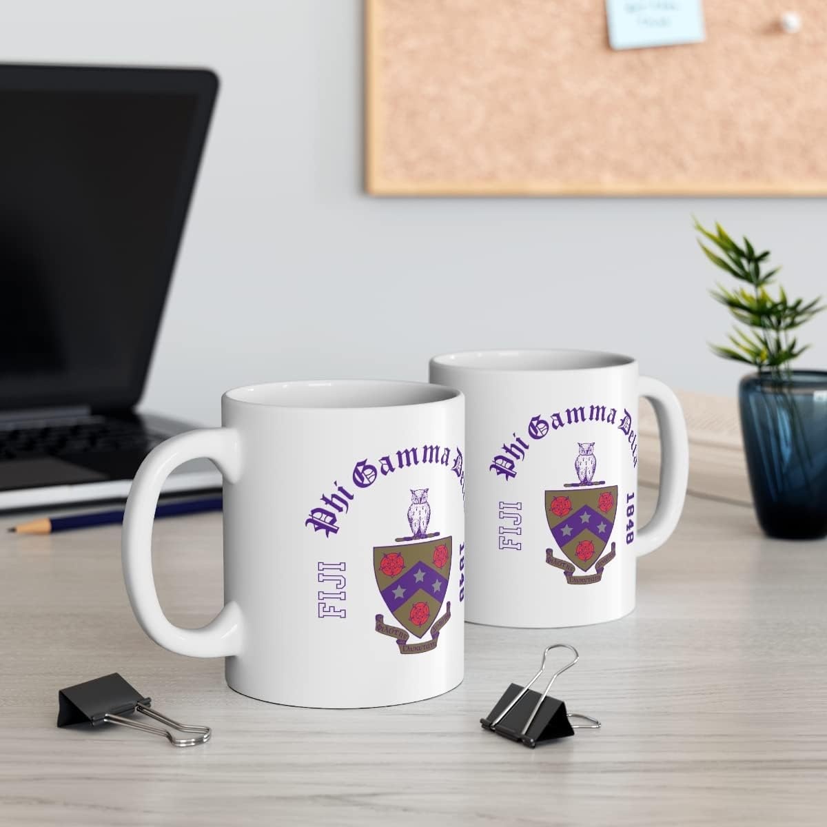 imageGreekgear Fiji Crest amp Year Ceramic Coffee Cup 11oz