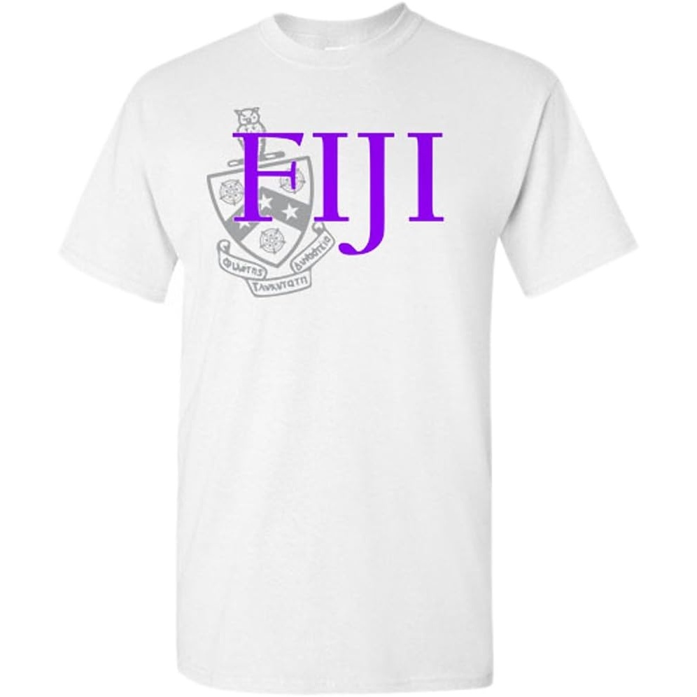 imageFiji Greek Crest TShirtLight Grey
