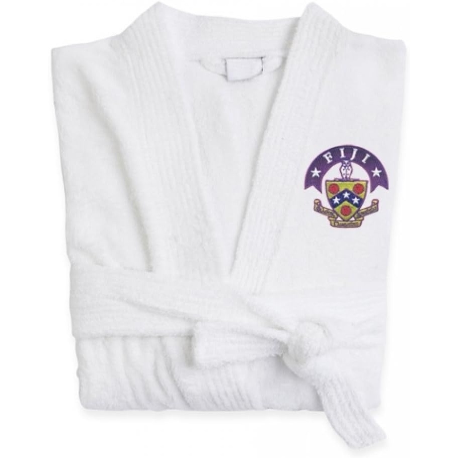 imageGreekgear FIJI Fraternity BathrobeWhite
