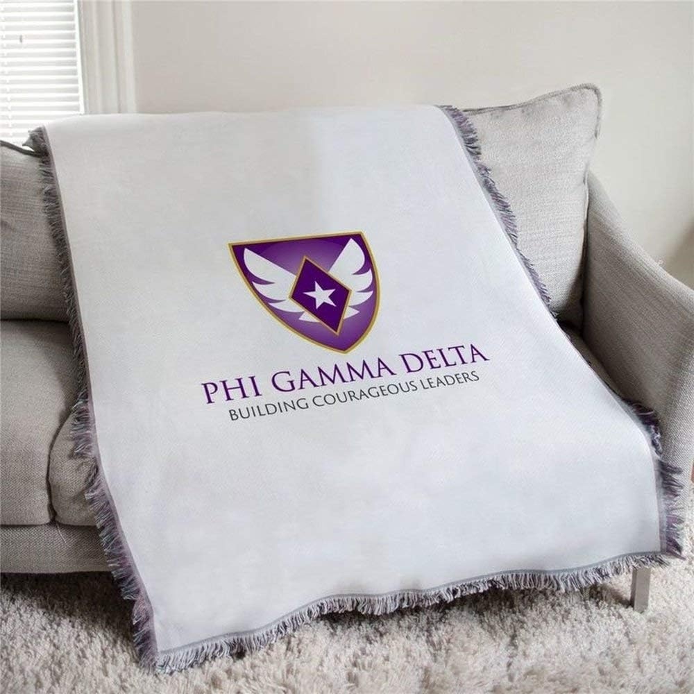 imageGreekgear Fiji Building Courageous Leaders Afghan Blanket Throw