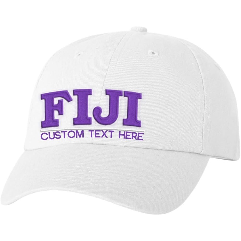 imagePersonalized Fiji Greek Line HatWhite