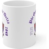 Greekgear Fiji Crest & Year Ceramic Coffee Cup, 11oz