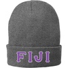 Fiji Big Greek Lettered Knit Cap(Athletic Oxford)