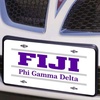 Fiji Fraternity Lettered Lines License Cover