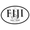 Fiji Oval Crest Bumper Sticker