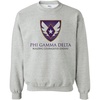 Greekgear Fiji Logo Crewneck Sweatshirt(Sports Grey)
