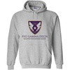 Greekgear Fiji Logo Hooded Sweatshirt(Sports Grey)