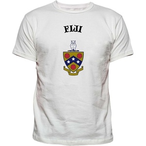 Fiji Vintage Crest T-Shirt(White)