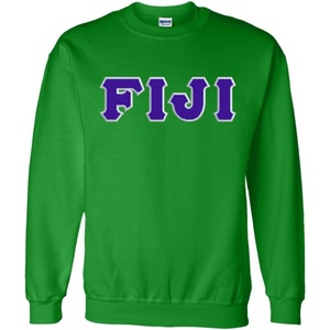 Greekgear Fiji Lettered Crewneck(Irish Green)