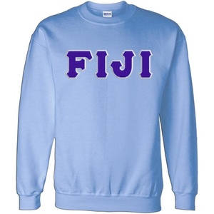 Greekgear Fiji Lettered Crewneck(Light Blue)