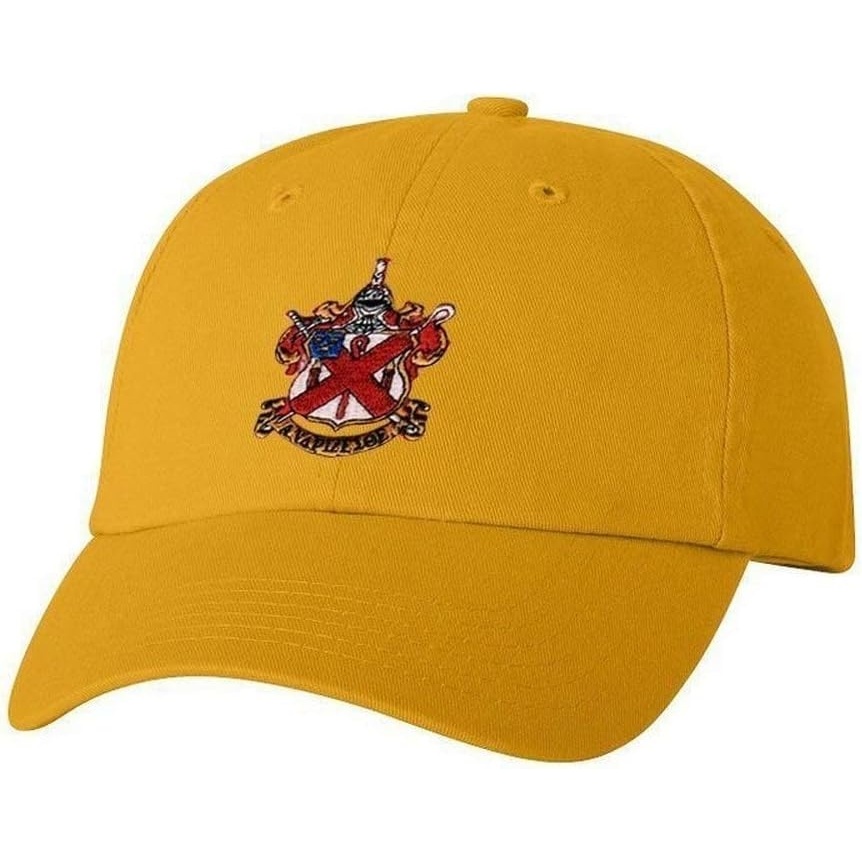 imageAlpha Chi Rho Crest Shield Emblem HatGold