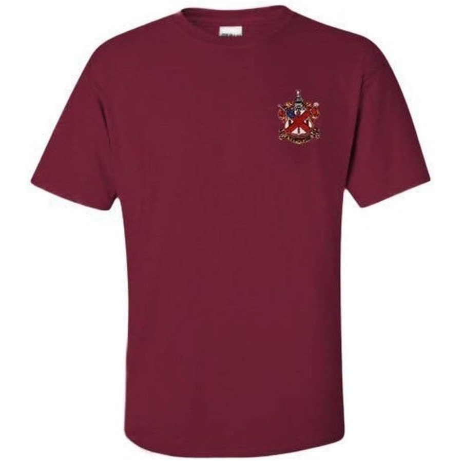 imageAlpha Chi Rho Crest Shield Emblem ShirtMaroon
