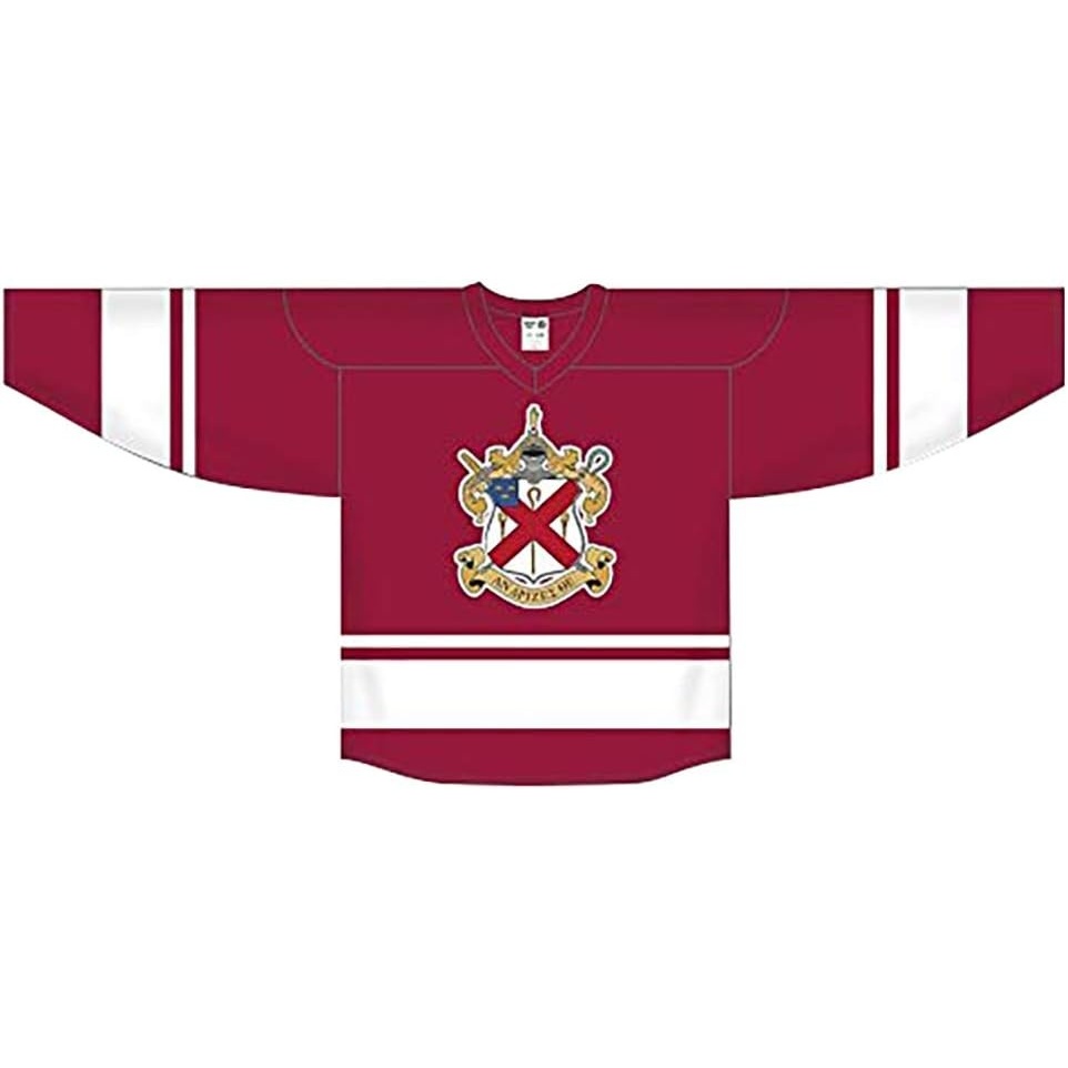 imageAlpha Chi Rho League Hockey JerseyMaroonWhite