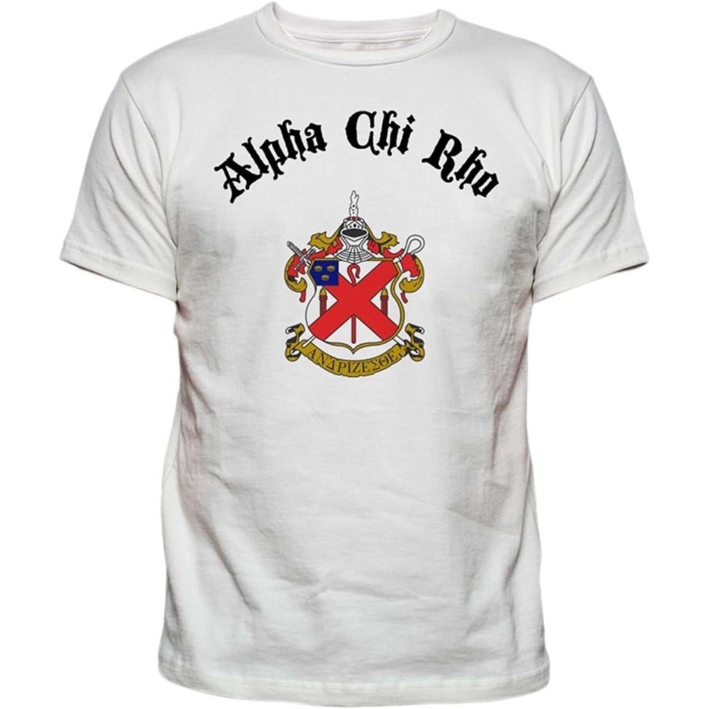 imageAlpha Chi Rho Vintage Crest TShirtWhite
