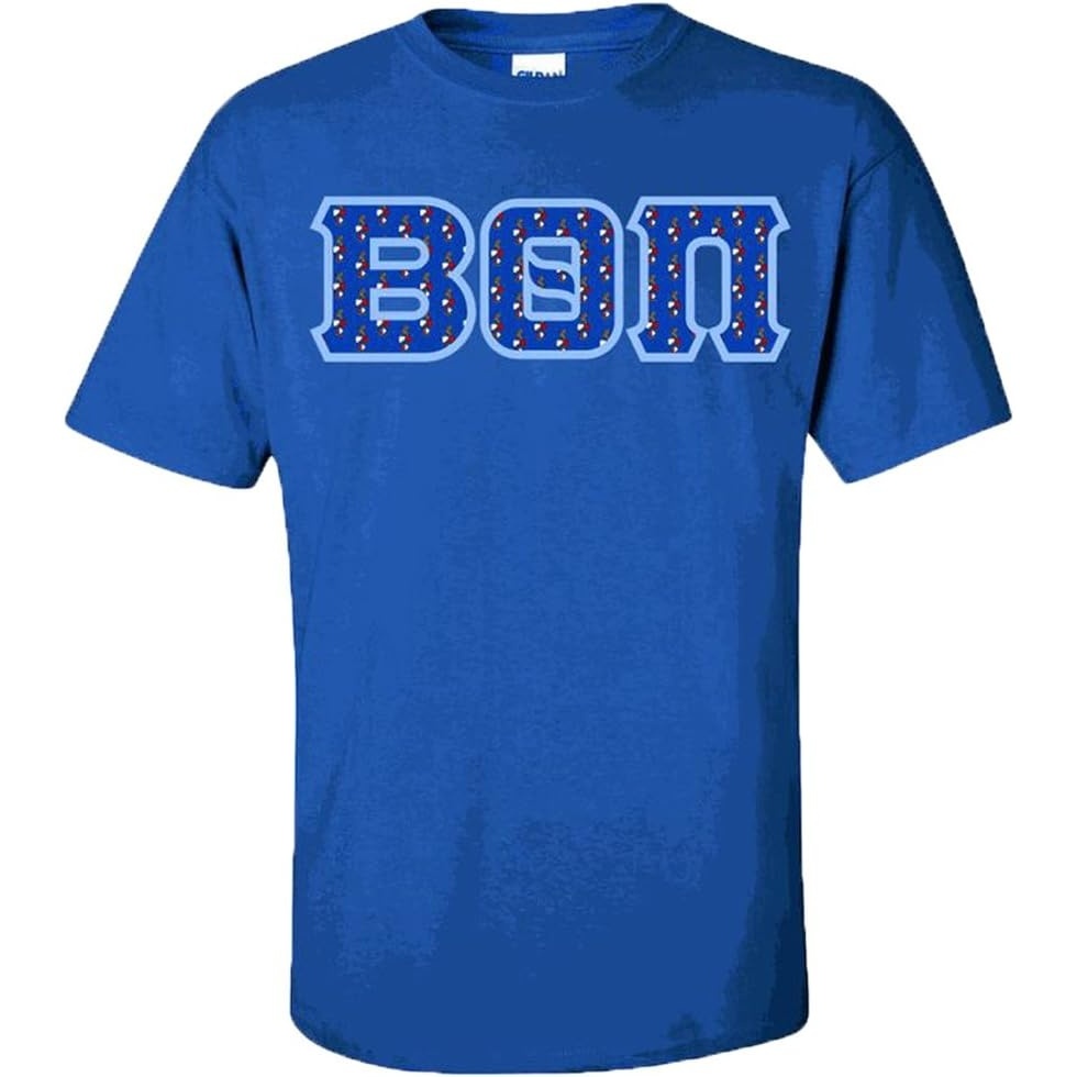 imageBeta Theta PI Fraternity Crest Twill Letter TeeRoyal Blue