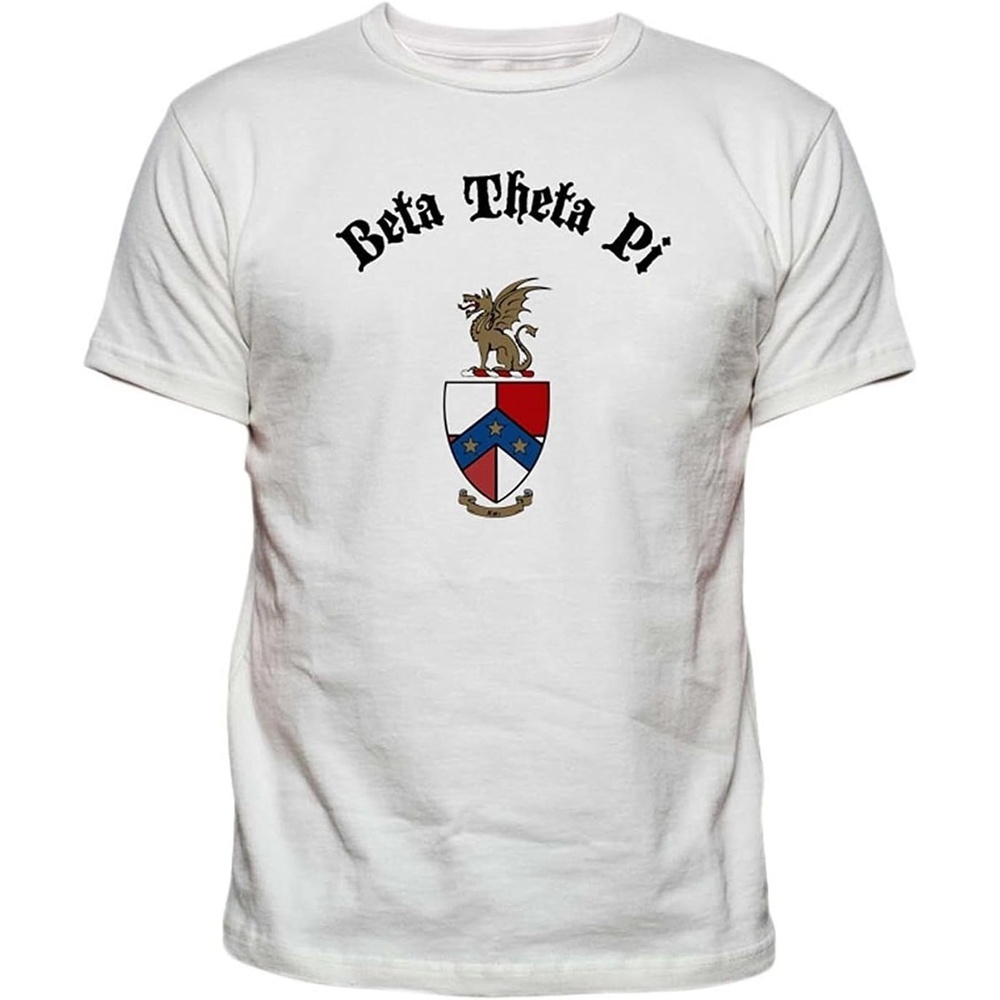 imageBeta Theta PI Vintage Crest TShirtWhite