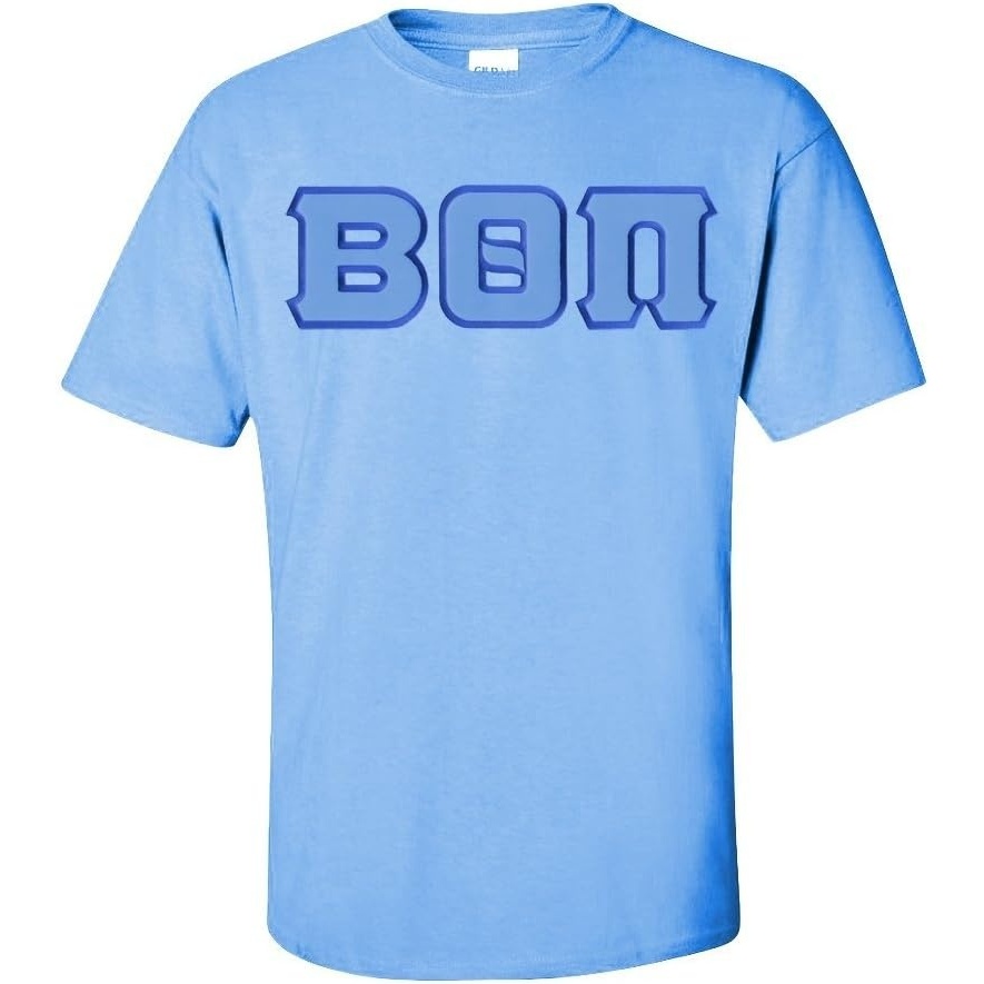 imageGreekgear Beta Theta Pi Lettered TShirtLight Blue