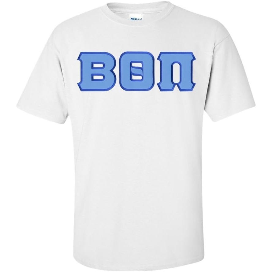 imageGreekgear Beta Theta Pi Lettered TShirtWhite