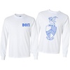 Beta Theta Pi World Famous Crest Long Sleeve T-Shirt(White)