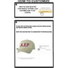 Personalized Alpha Chi Rho Greek Line Hat(Tan)