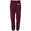 Alpha Chi Rho Greek Lettered Thigh Sweatpants(Maroon)