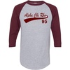 Alpha Chi Rho Tail Year Raglan(Grey W/Maroon)