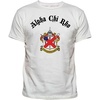 Alpha Chi Rho Vintage Crest T-Shirt(White)