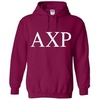 Alpha Chi Rho World Famous Greek Hoodie – Maroon with White Imprint(Maroon)