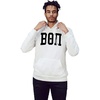 Beta Theta Pi Arched Greek Letter Hooded Sweatshirt(White)