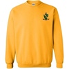 Greekgear Alpha Gamma Rho Left Crest Crewneck Sweatshirt(Gold)