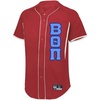 Greekgear Beta Theta Pi Lettered Baseball Jersey(Scarlet/White)