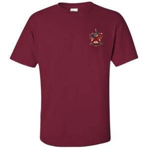 Alpha Chi Rho Crest – Shield Emblem Shirt(Maroon)