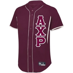 Alpha Chi Rho Lettered Baseball Jersey(Maroon/White)