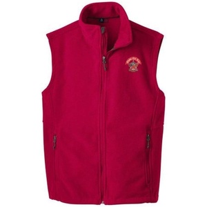Greekgear Alpha Chi Rho Fleece Crest – Shield Vest(Red)