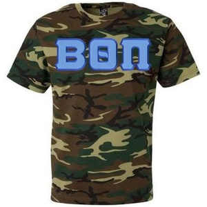 Greekgear Beta Theta Pi Lettered Camouflage T-Shirt(Camouflage)