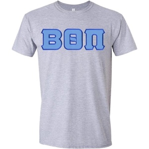 Greekgear Beta Theta Pi Lettered T-Shirt(Sport Grey)