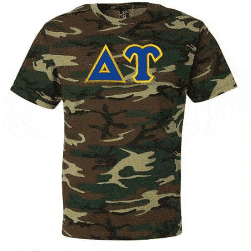 imageDelta Upsilon Lettered Camouflage TShirtCamouflage