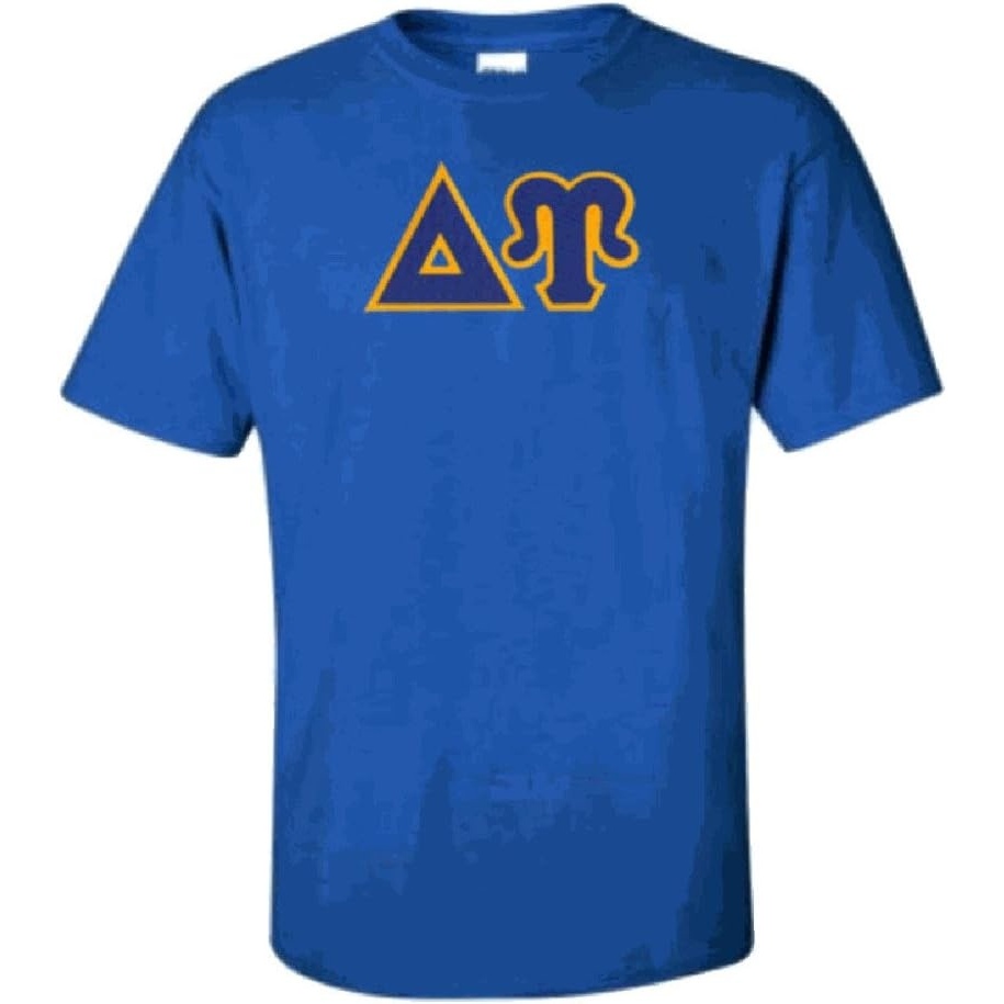 imageDelta Upsilon Lettered TShirtRoyal Blue