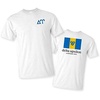 Delta Upsilon DU Flag T-Shirt(White)