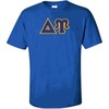 Delta Upsilon Lettered T-Shirt(Royal Blue)