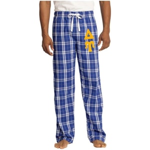 Greekgear Delta Upsilon DU Flannel Plaid Pant – PJ’s(Royal Blue)