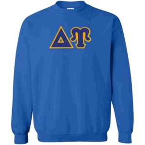 Greekgear Delta Upsilon Lettered Crewneck(Royal Blue)