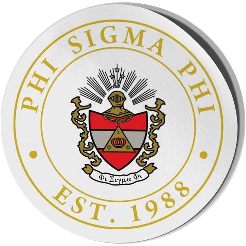 image:imageGreekgear Phi Sigma Phi Circle Crest Shield Decal