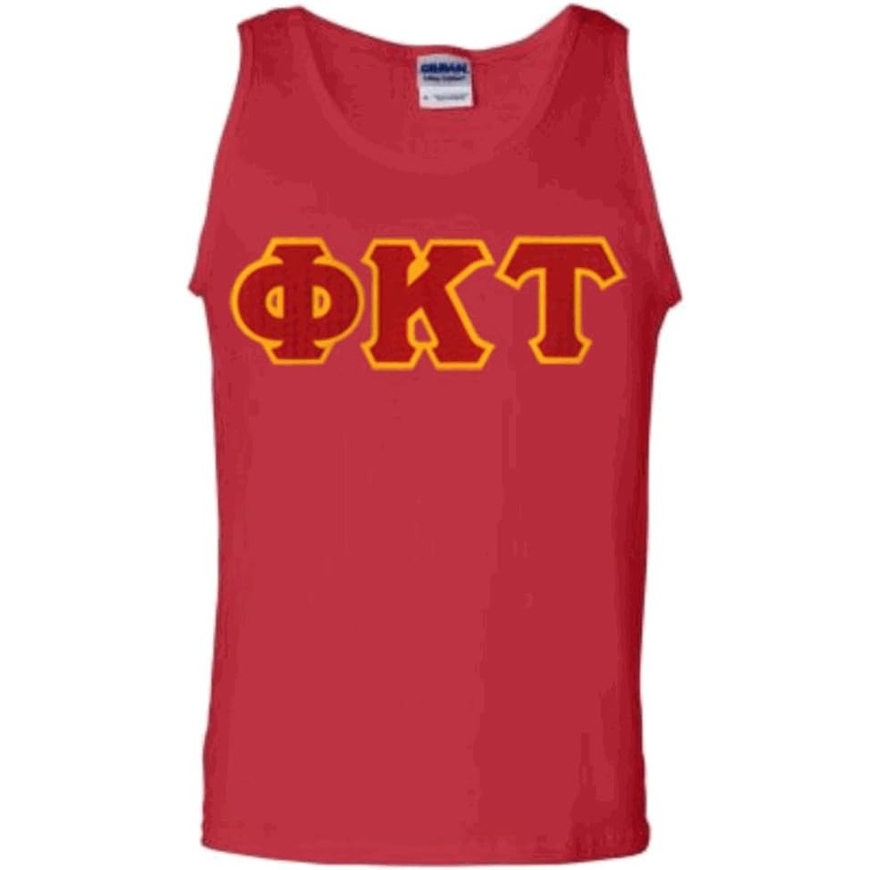 image:imagePhi Kappa Tau Lettered Tank TopRed