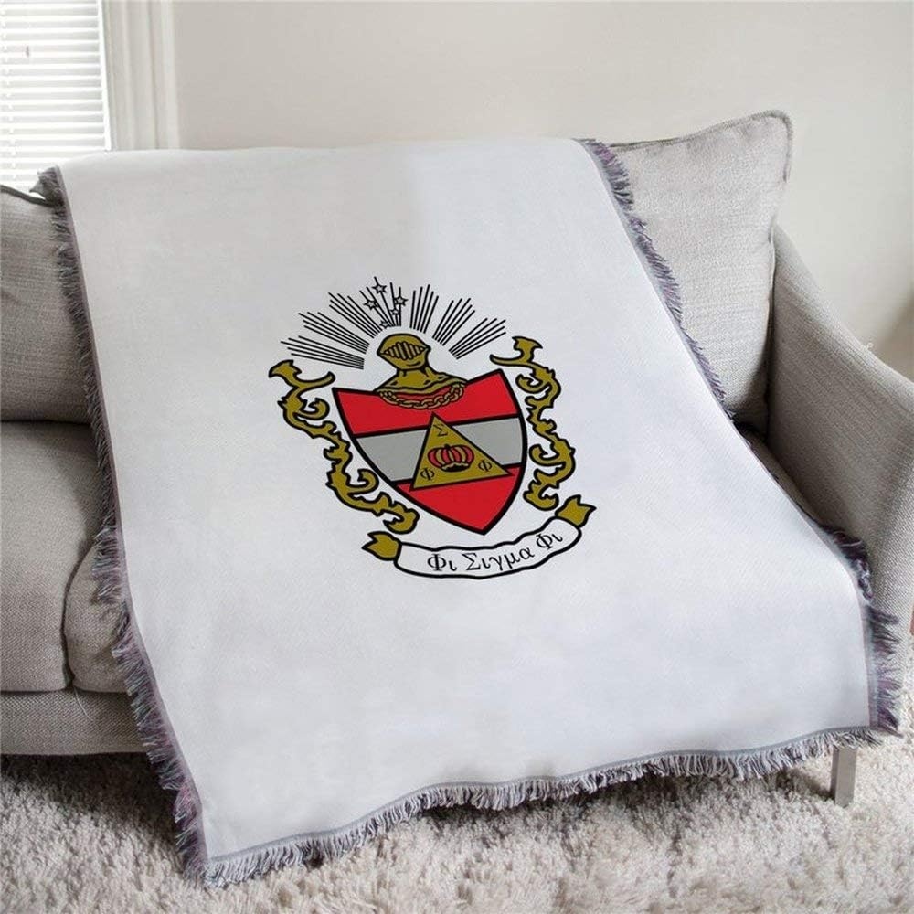 image:imagePhi Sigma Phi Full Color Crest Afghan Blanket Throw